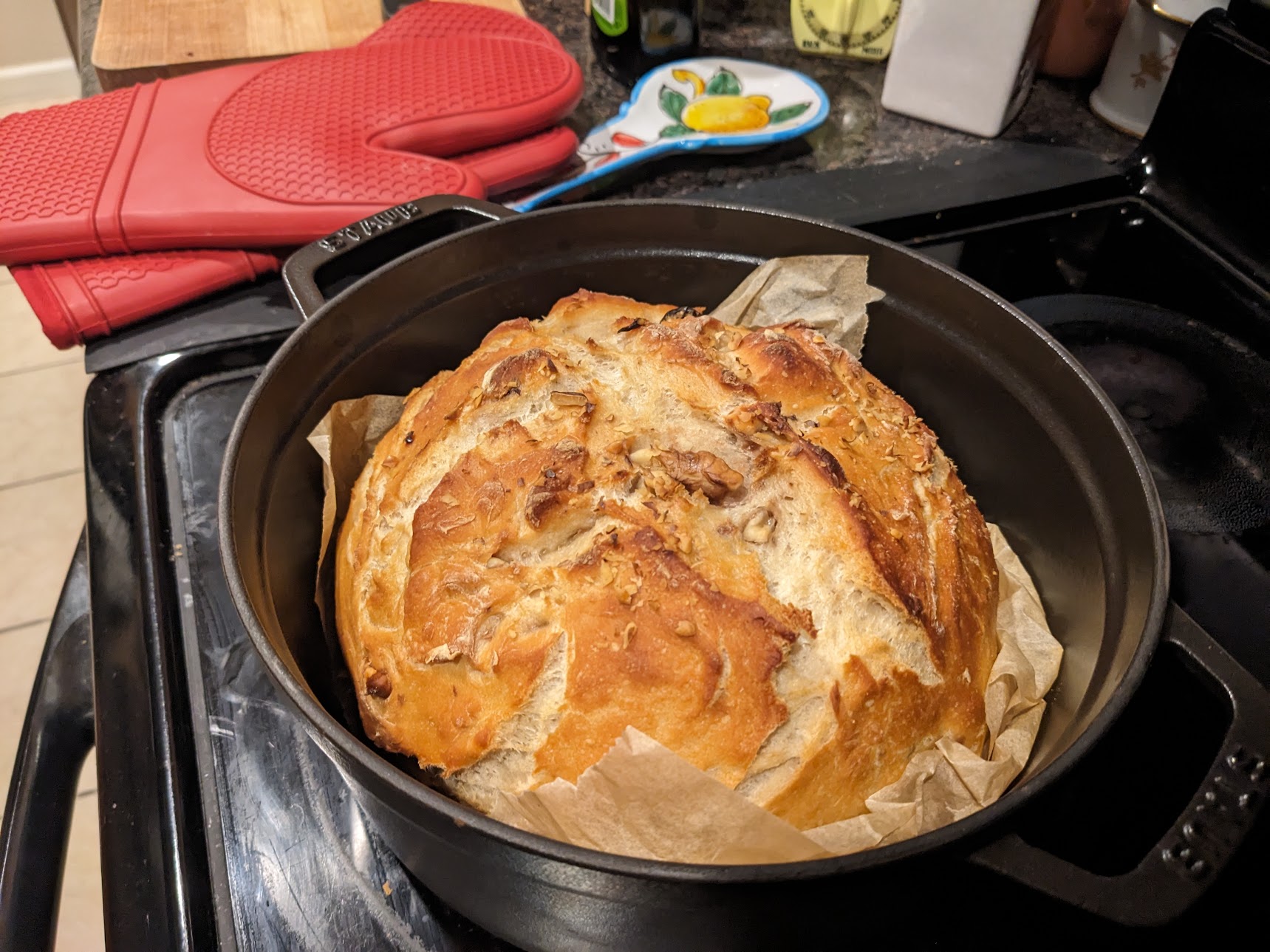 out of oven